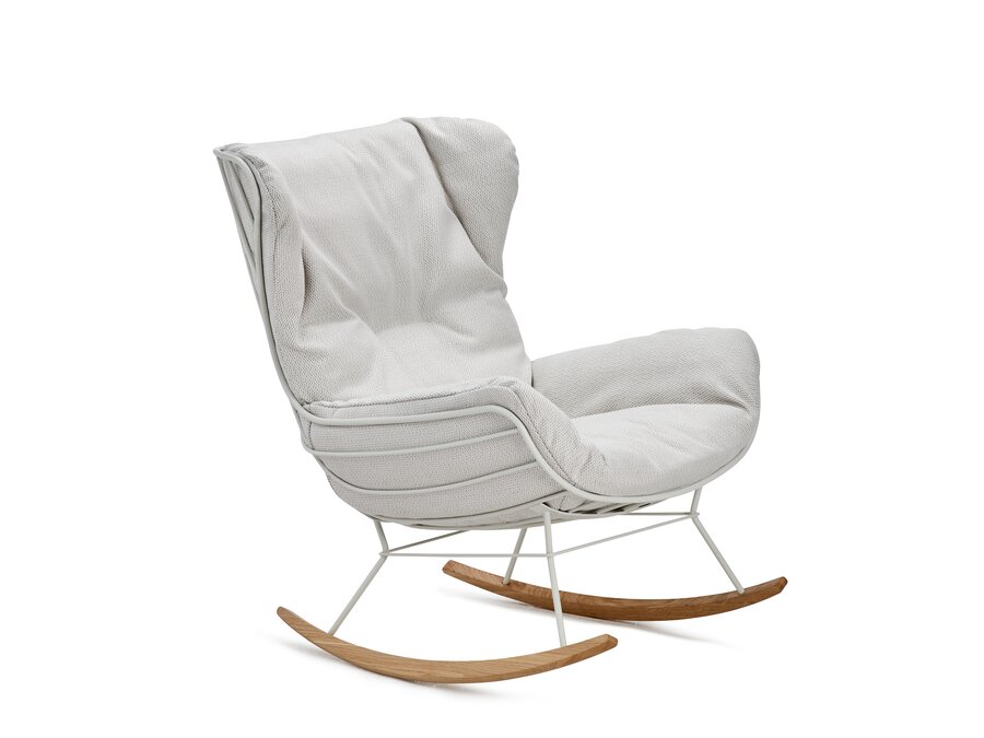 Leyasol Rocking Wingback Chair