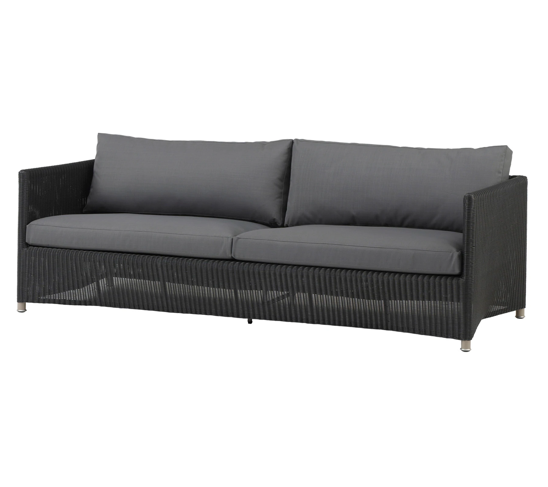 Diamond Cane-line Weave  3-Sitzer Sofa  