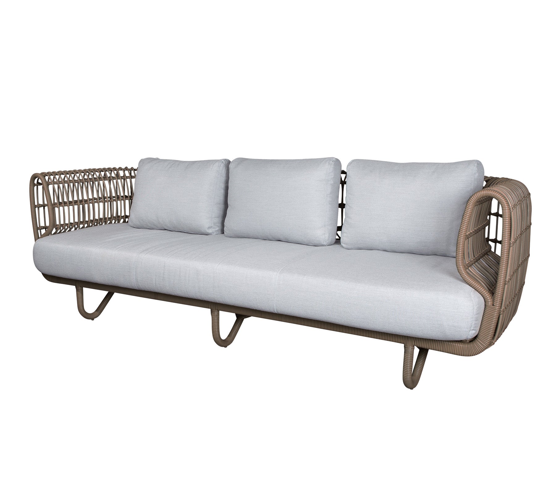 Nest 3-Sitzer Sofa  Outdoor , inkl. Kissen    