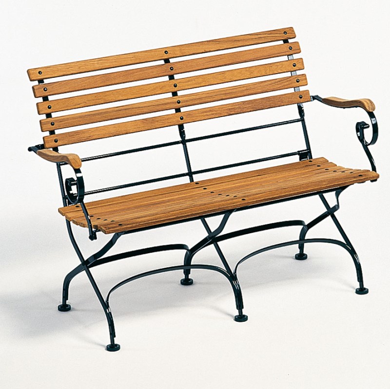 Weishäupl - Classic 2 Sitzer Bank Classic 2-Sitzer-Bank mit Armlehnen