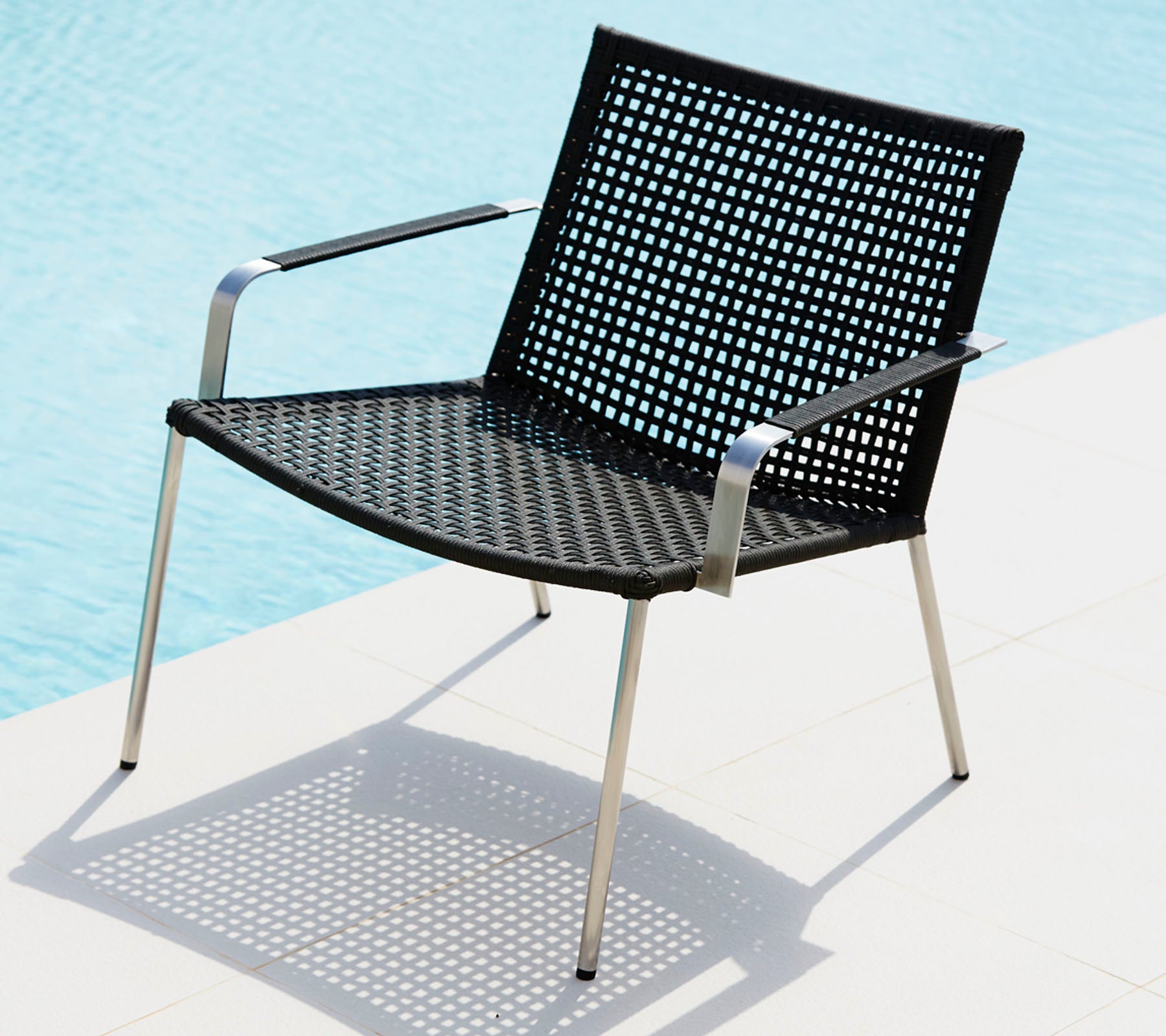 Straw Loungsessel, Cane-line Rope stapelbar 