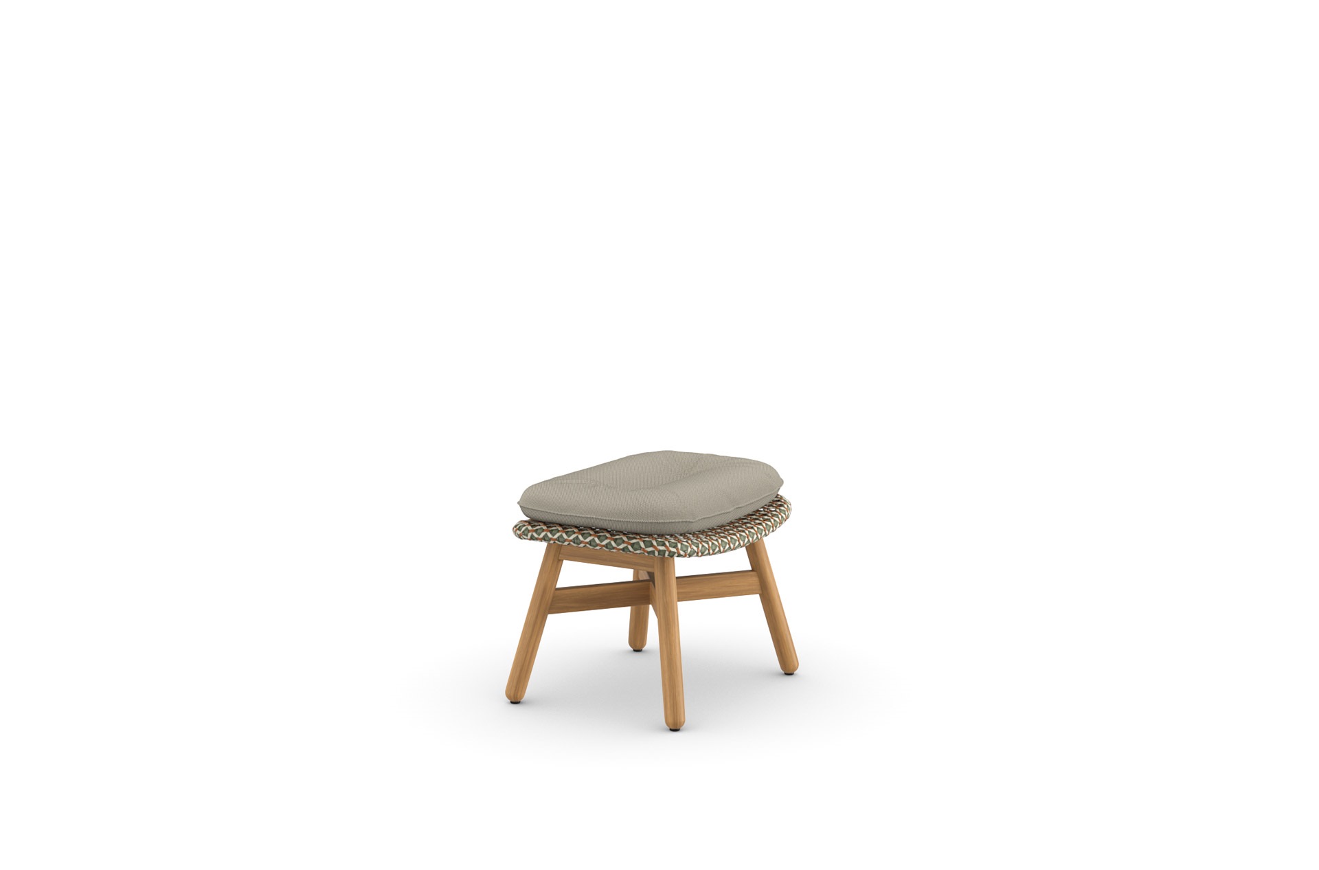 Mbrace Hocker Teak, inkl. Polster Mbrace Hocker Teak, inkl. Polster