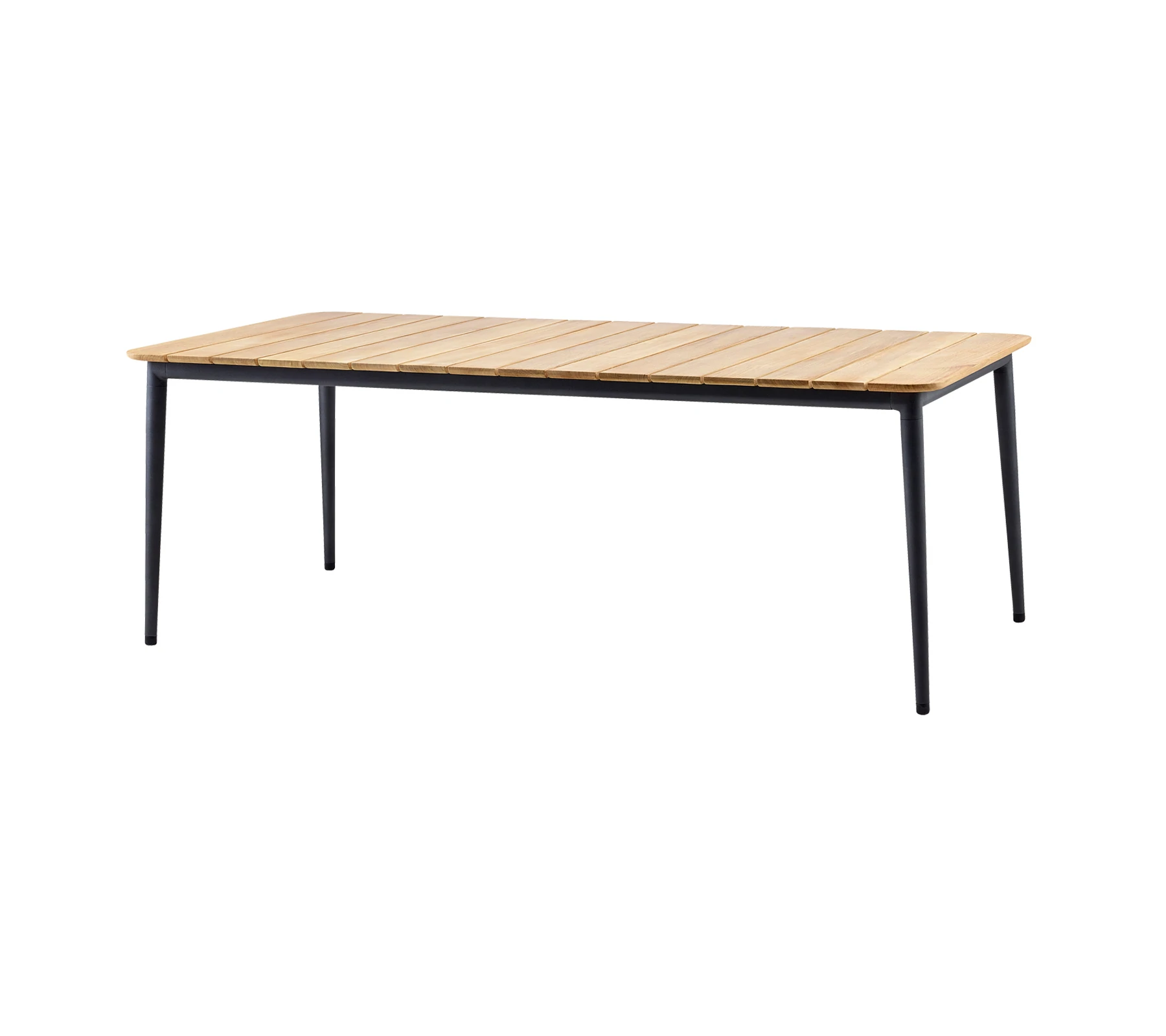 Core Esstisch Teak / Alu , 210 cm