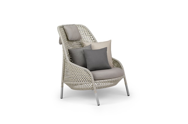 Ahnda Hochlehner - Wing Chair, inkl. Sitz-und Rückenkissen Ahnda Hochlehner - Wing Chair, inkl. Sitz-und Rückenkissen