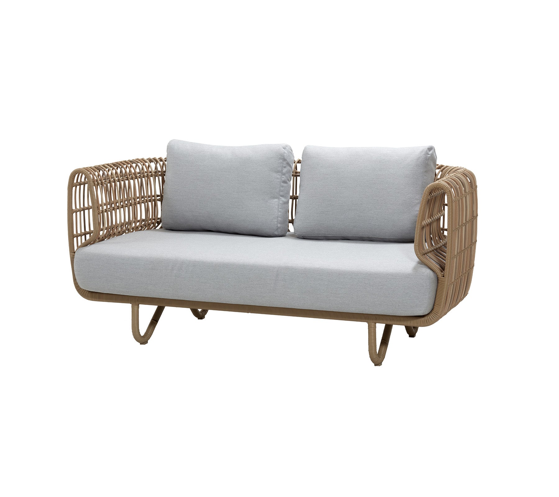 Nest 2-Sitzer Sofa  Outdoor , inkl. Kissen   