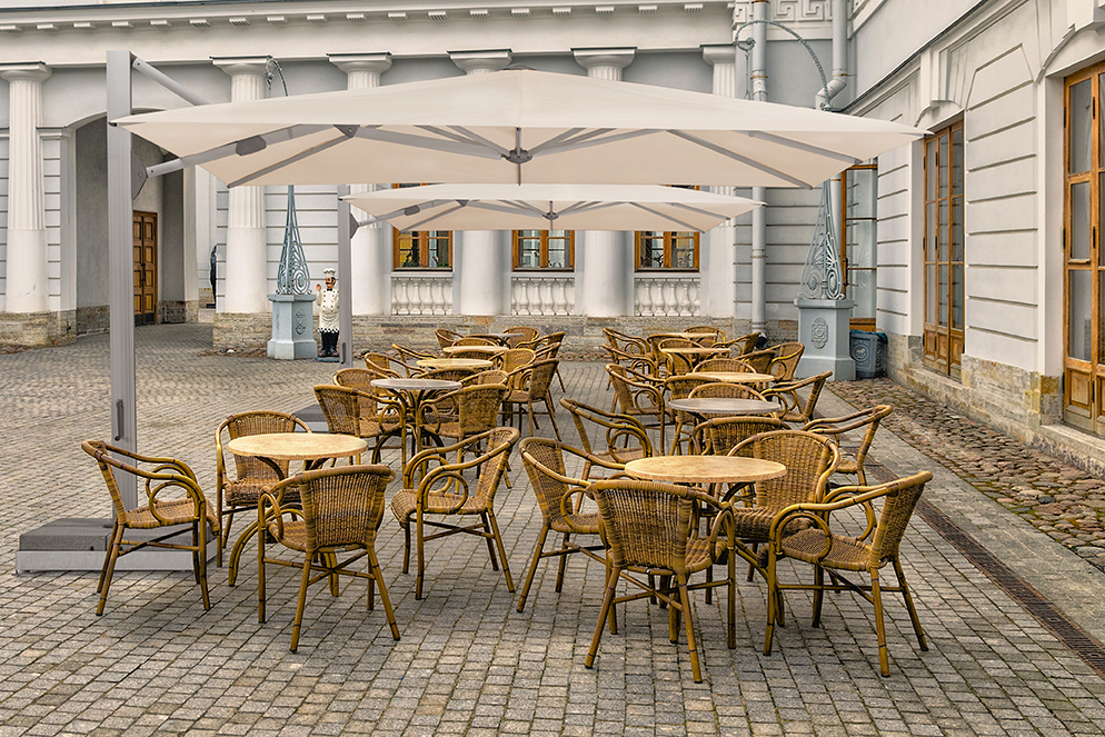 Ambiente Nova Großschirm, quadratisch, 400 x 400 cm Ambiente Nova Großschirm, quadratisch, 400 x 400 cm