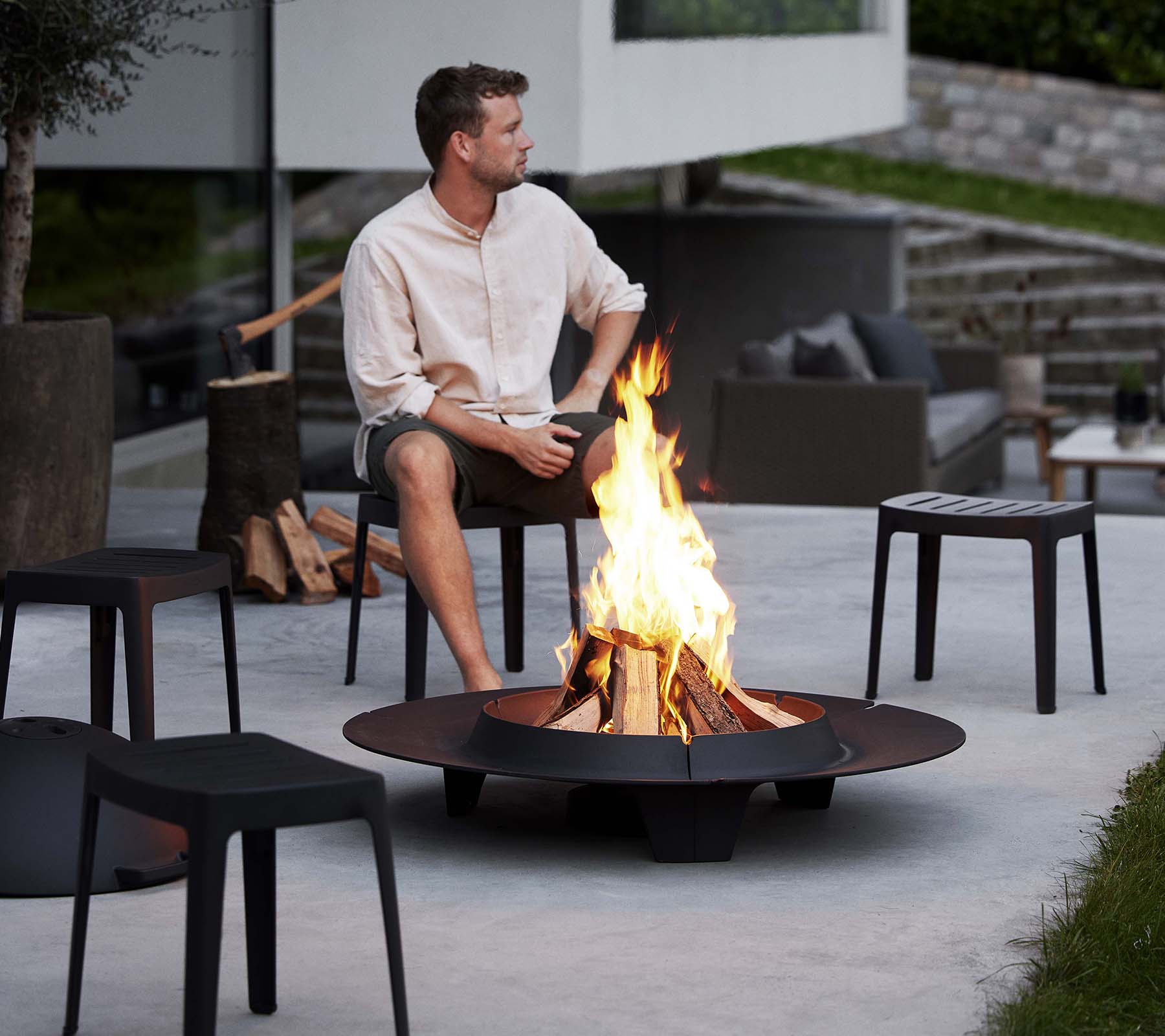 Ember Feucherschale groß
