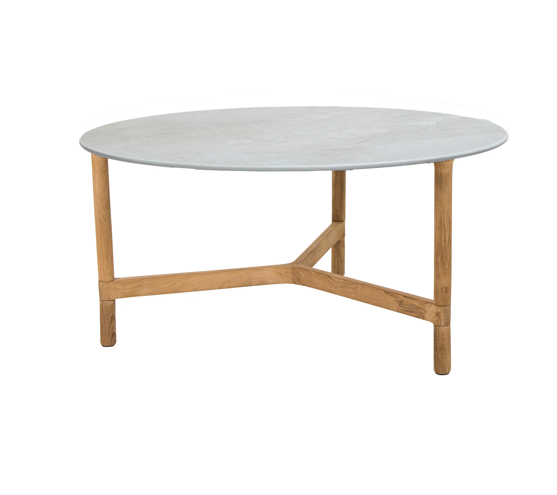 Twist Couchtisch Ø 90 cm Teak Gestell Twist Couchtisch Ø 90 cm Teak Gestell