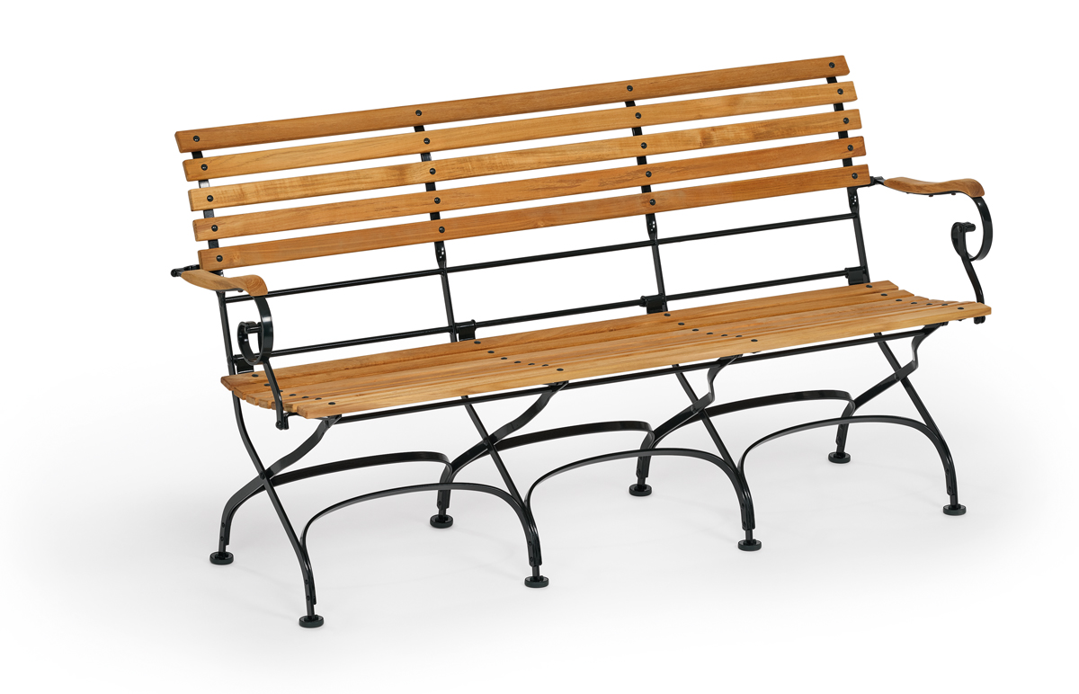 Classic 3-Sitzer-Bank mit Armlehnen Classic 3-Sitzer-Bank mit Armlehnen