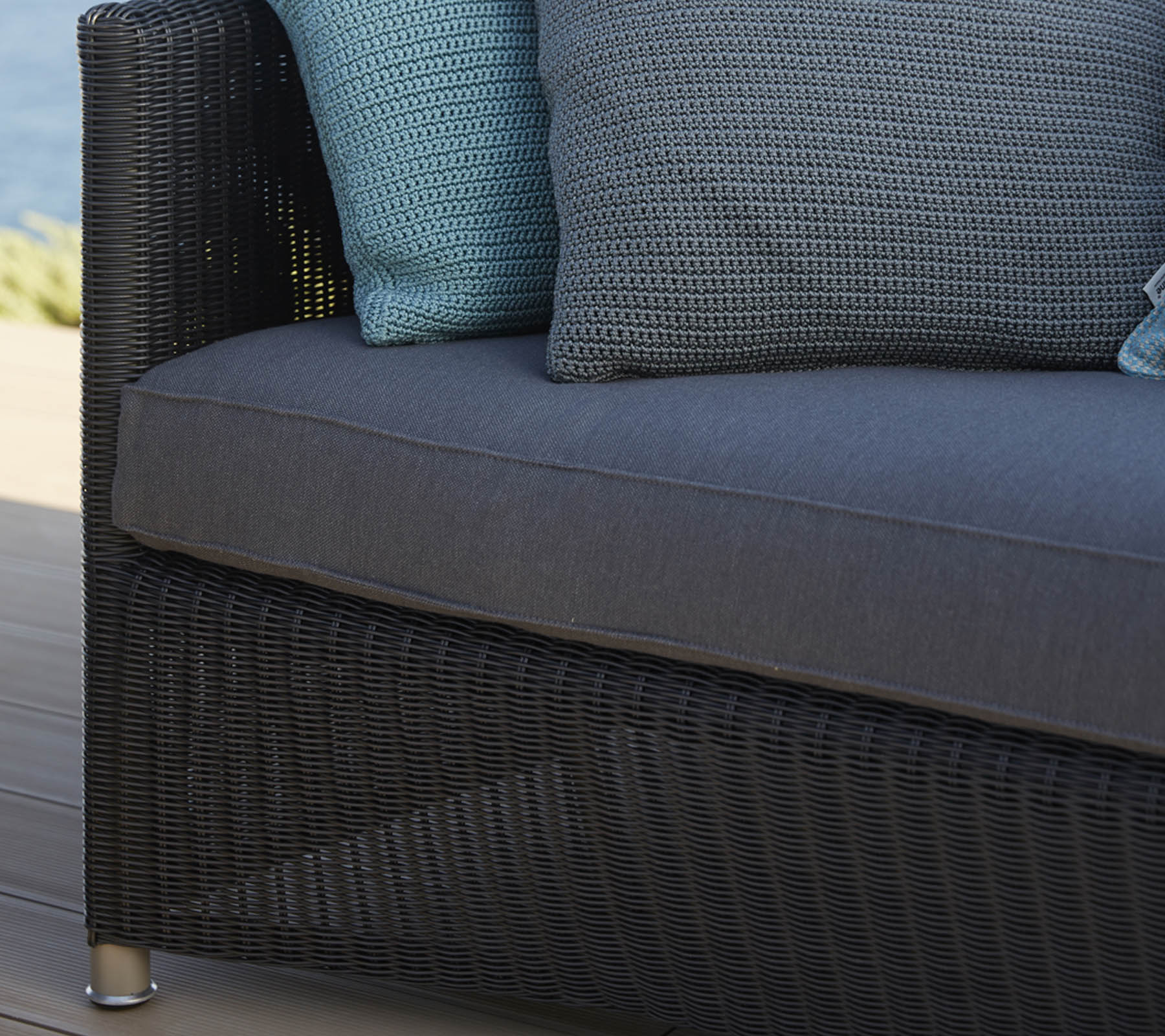 Diamond Cane-line Weave  3-Sitzer Sofa  