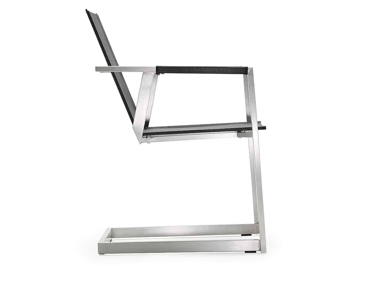 Allure steel Freischwinger, stapelbar Allure steel Freischwinger, stapelbar