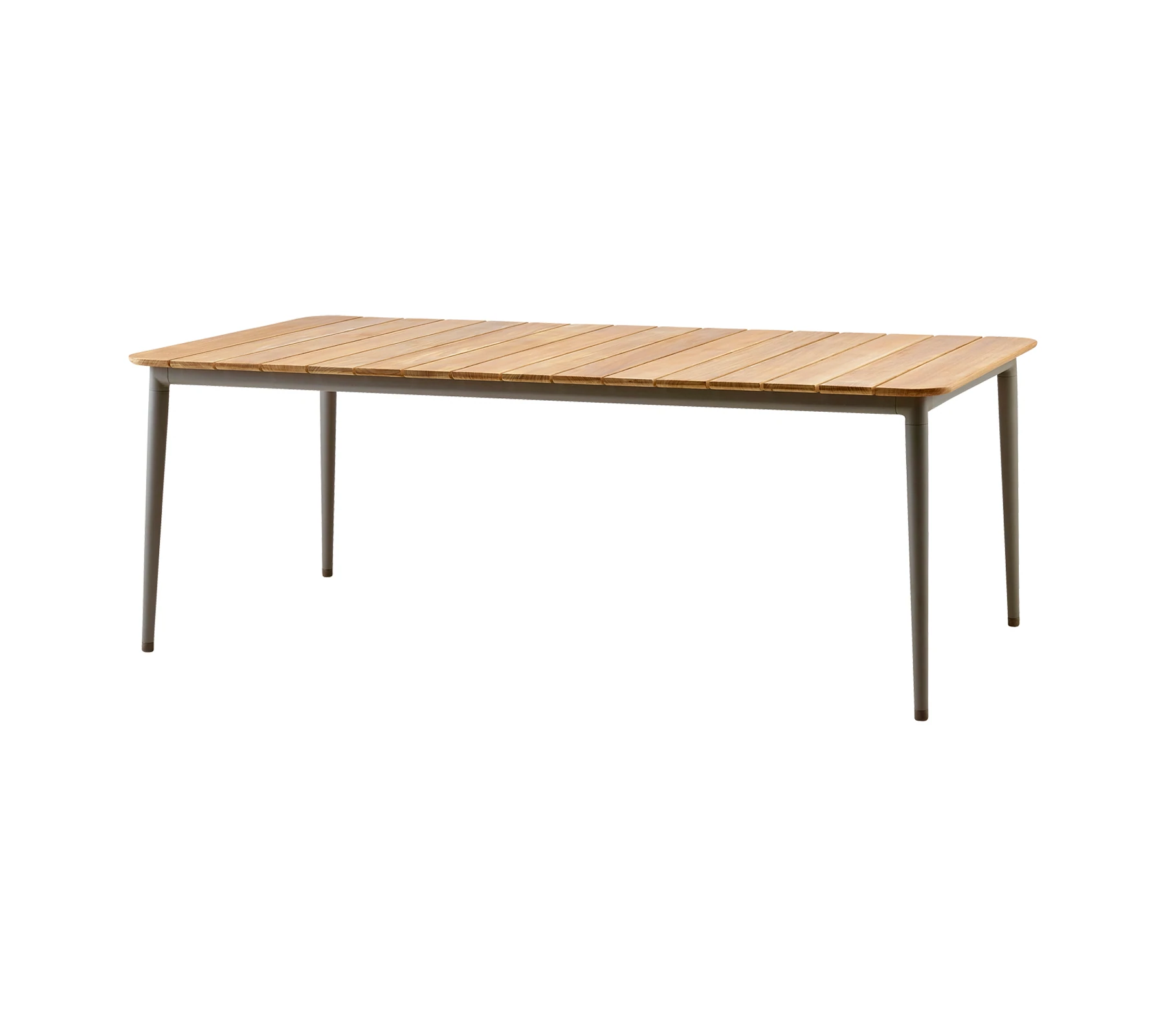 Core Esstisch Teak / Alu , 210 cm