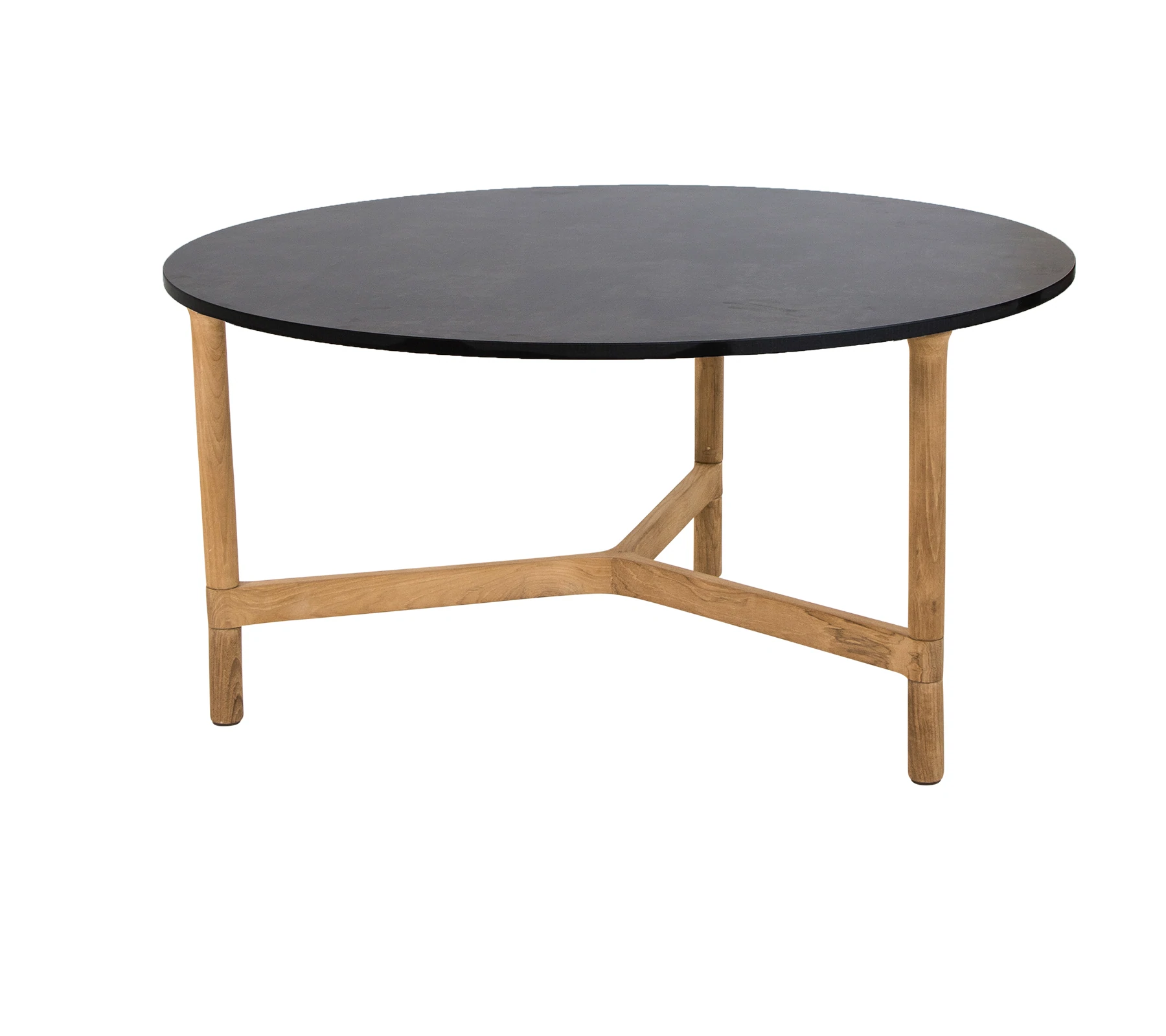 Twist Couchtisch Ø 90 cm Teak Gestell Twist Couchtisch Ø 90 cm Teak Gestell
