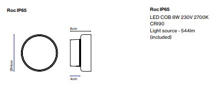 Marset Roc Wandleuchte In/Outdoor