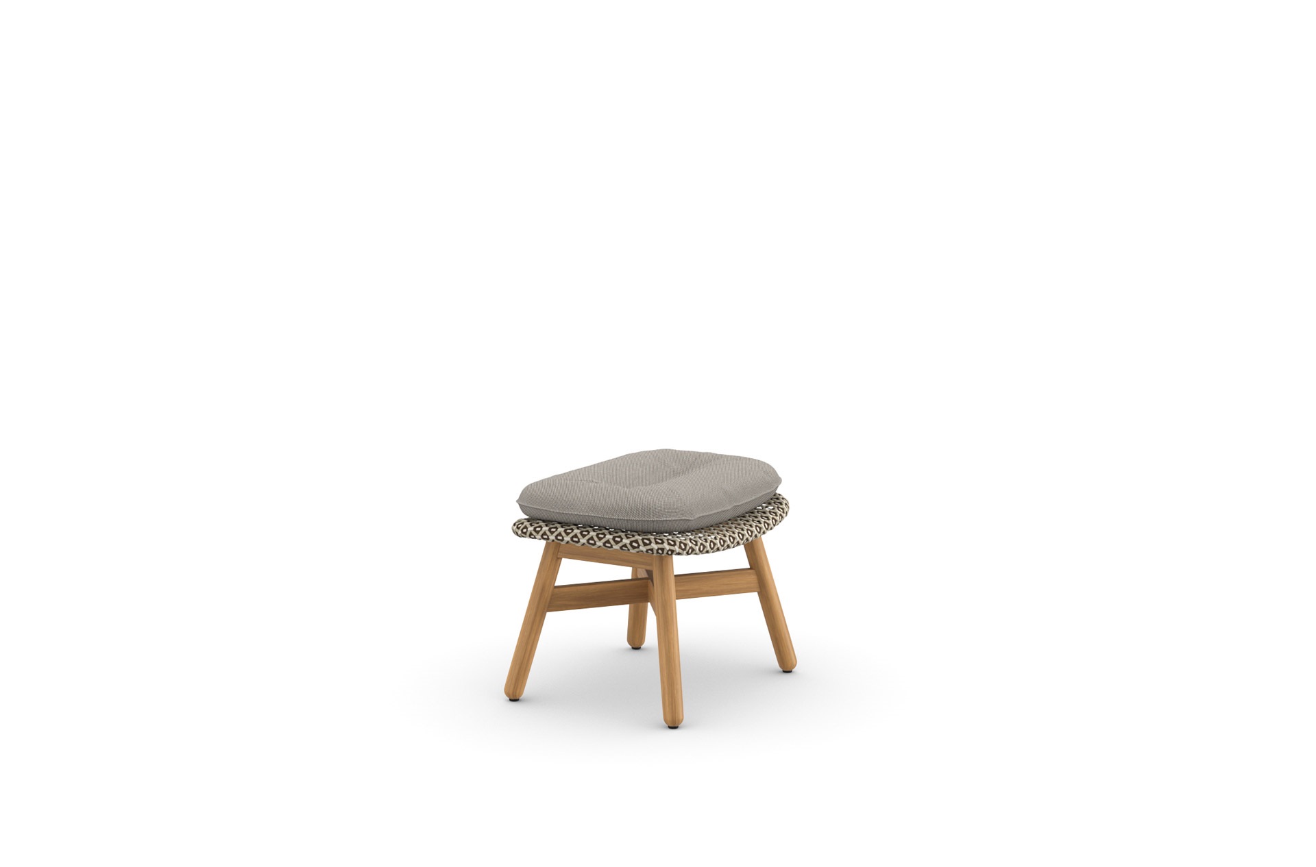 Mbrace Hocker Teak, inkl. Polster Mbrace Hocker Teak, inkl. Polster