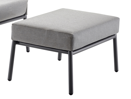 Loop Lounge Hocker, inkl. Polster