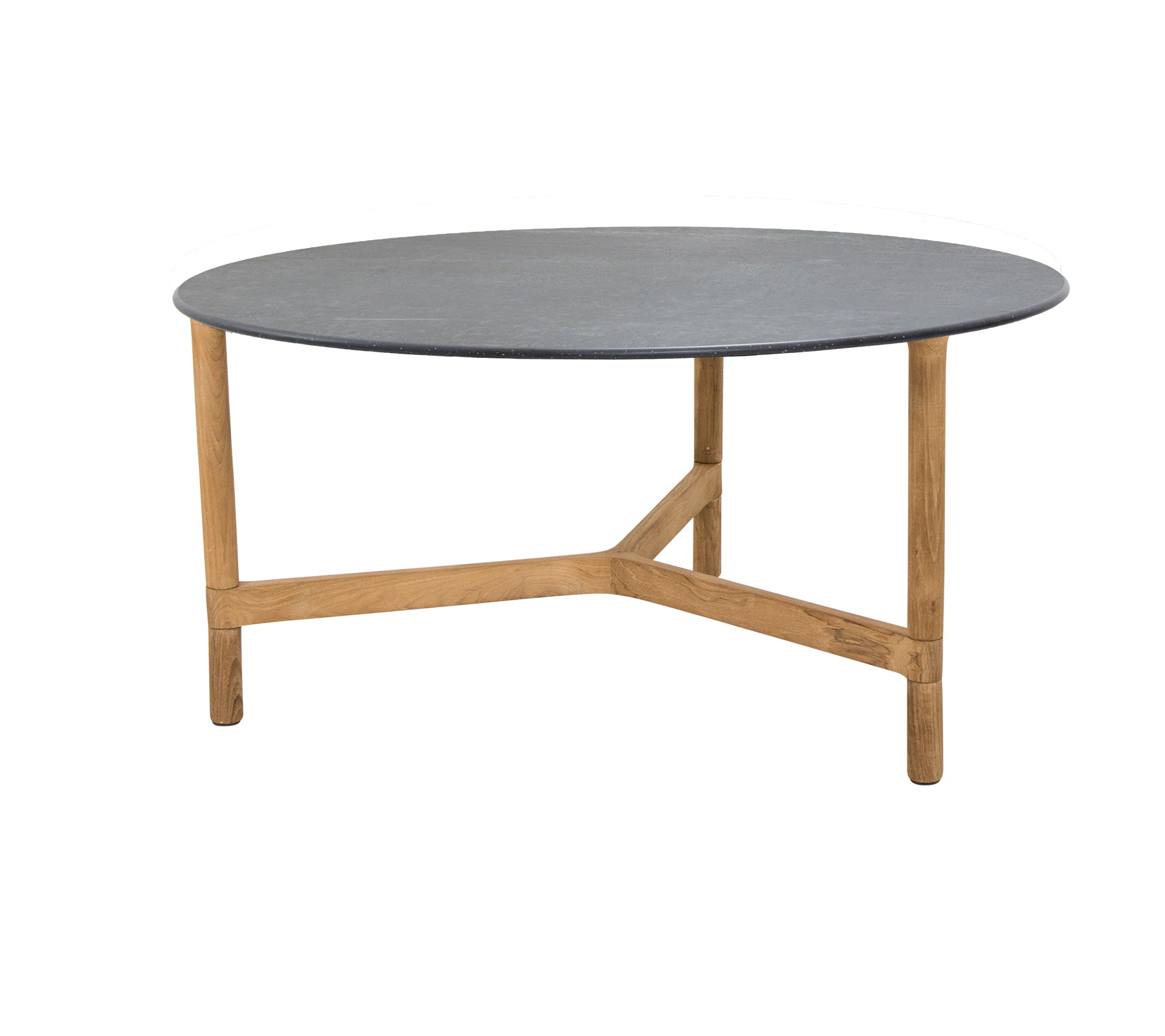 Twist Couchtisch Ø 90 cm Teak Gestell Twist Couchtisch Ø 90 cm Teak Gestell