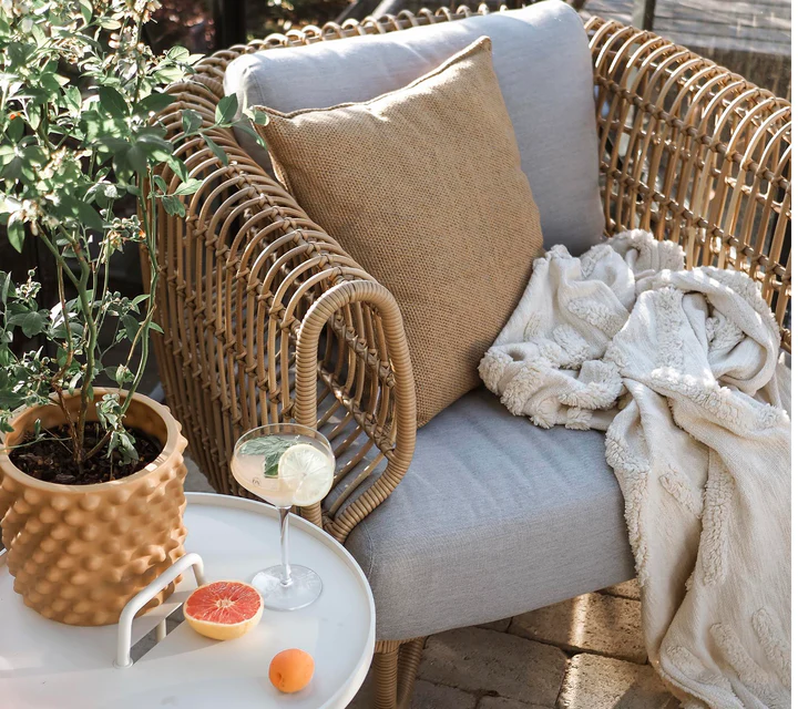 Nest Loungesessel Outdoor , inkl. Kissen 