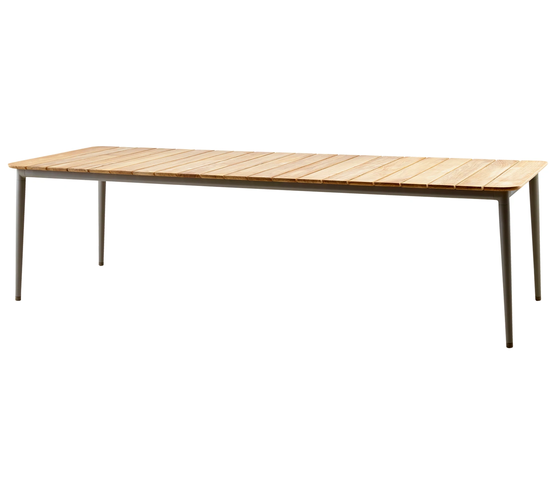 Core Esstisch Teak / Alu , 274 cm 