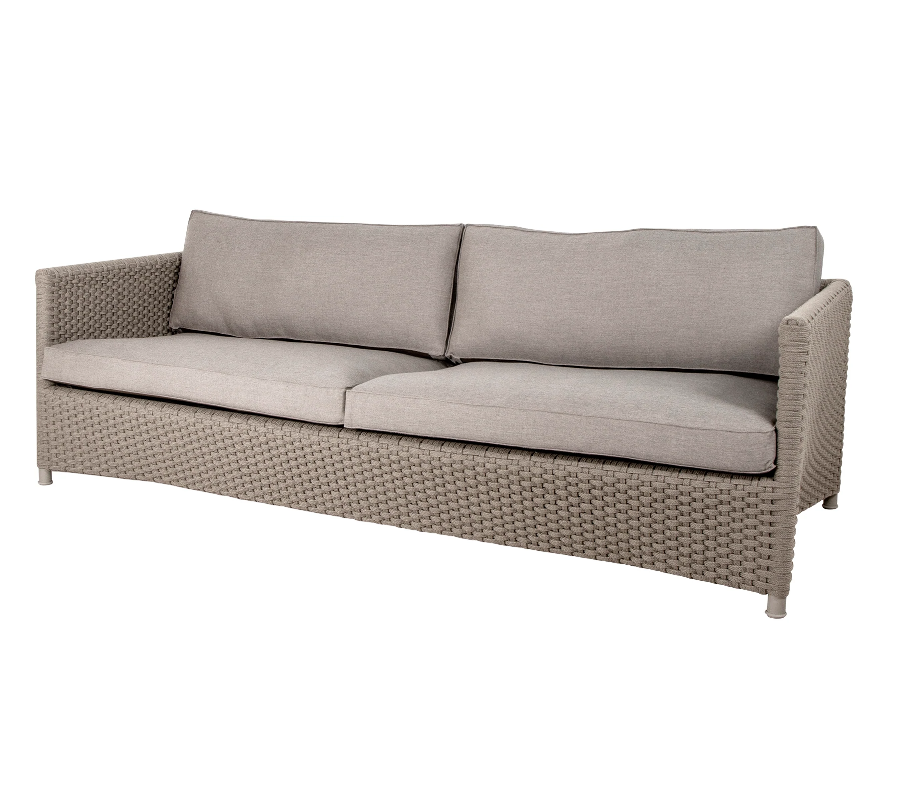 Diamond Cane-line Soft Rope  3-Sitzer Sofa   