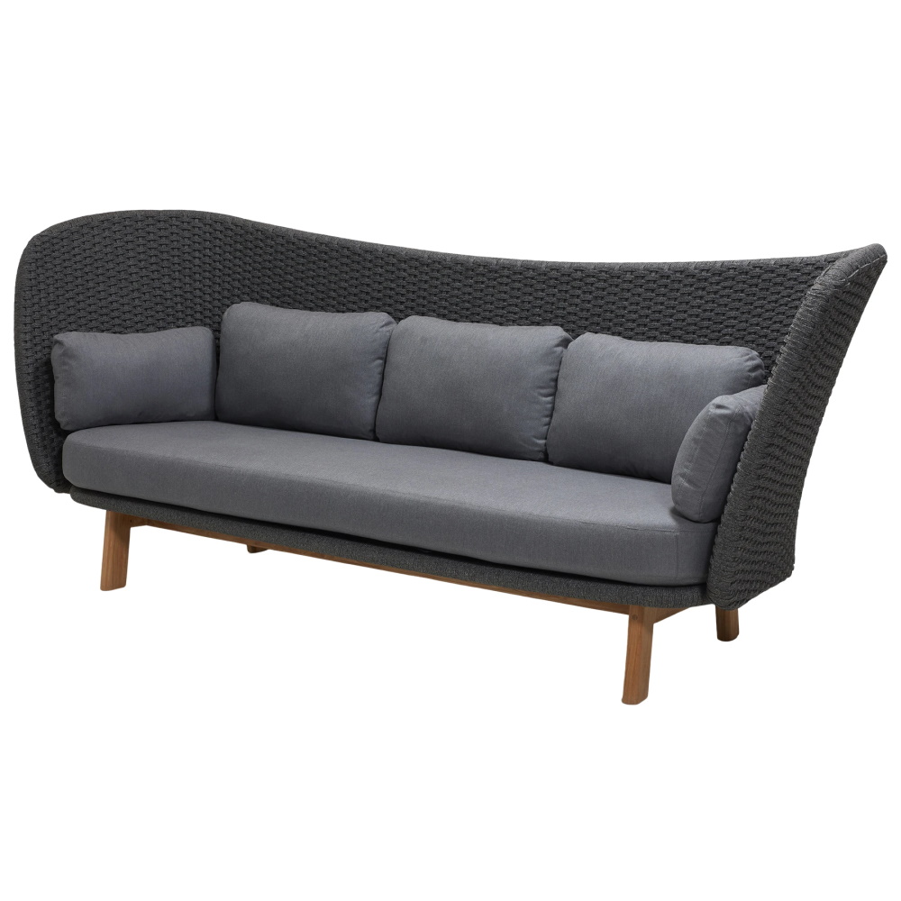 Peacock Wing 3-Sitzer Loungesofa Soft Rope