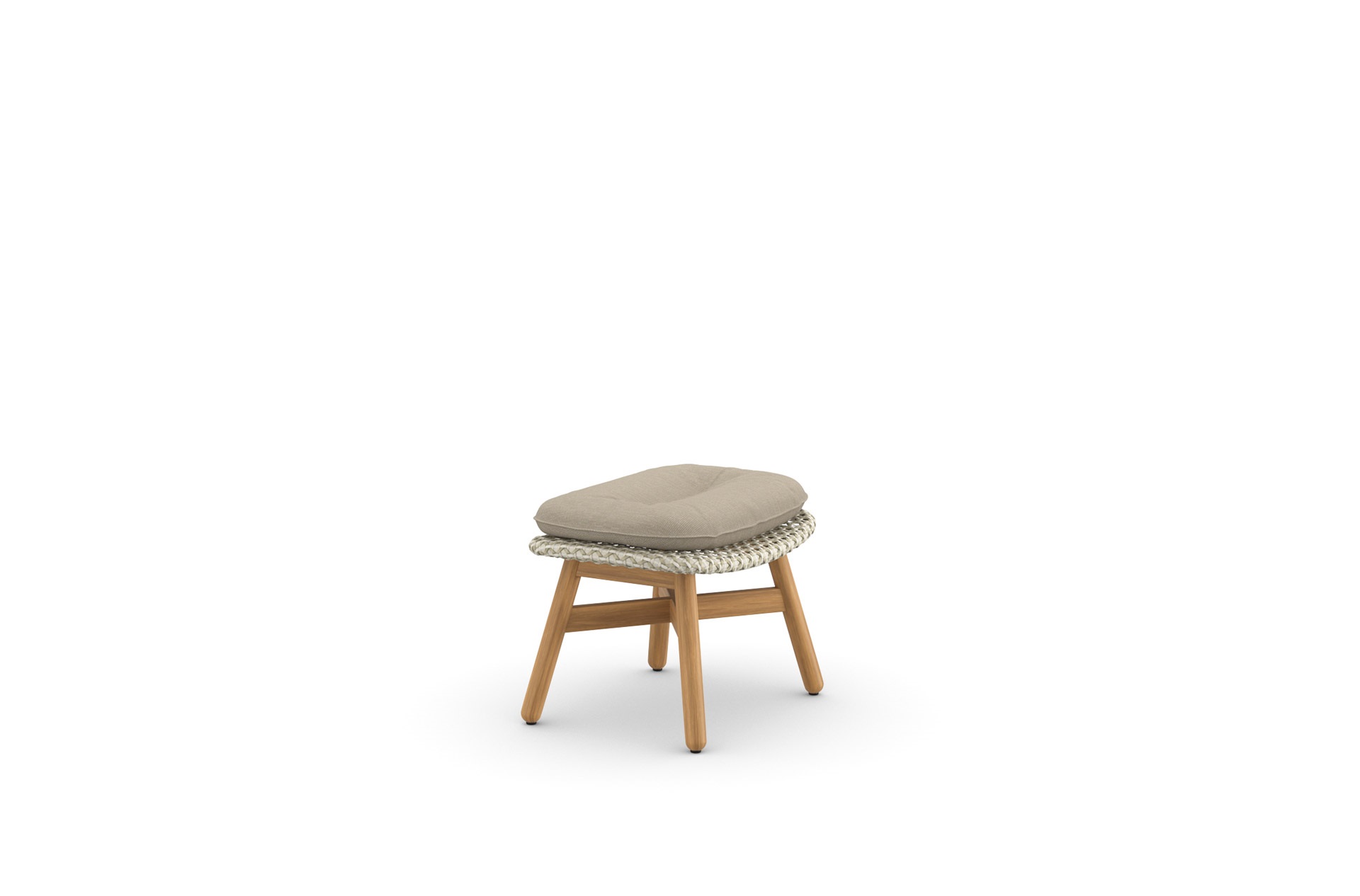 Mbrace Hocker Teak, inkl. Polster Mbrace Hocker Teak, inkl. Polster
